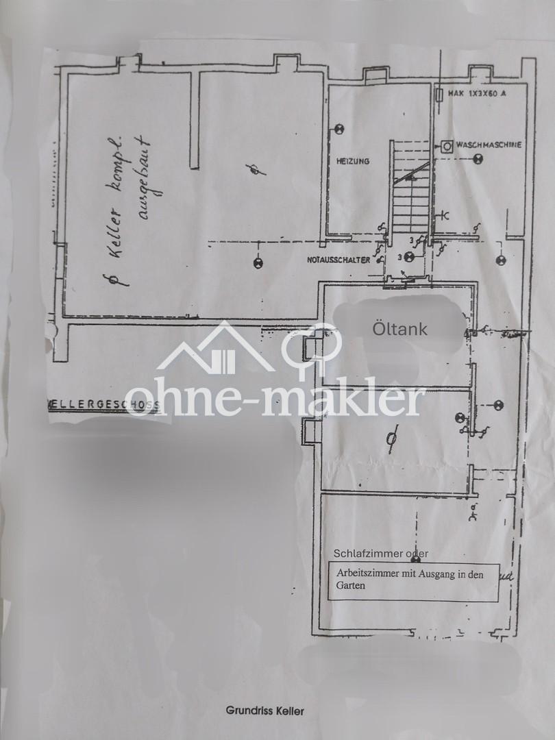Winkelbungalow Untergeschoss