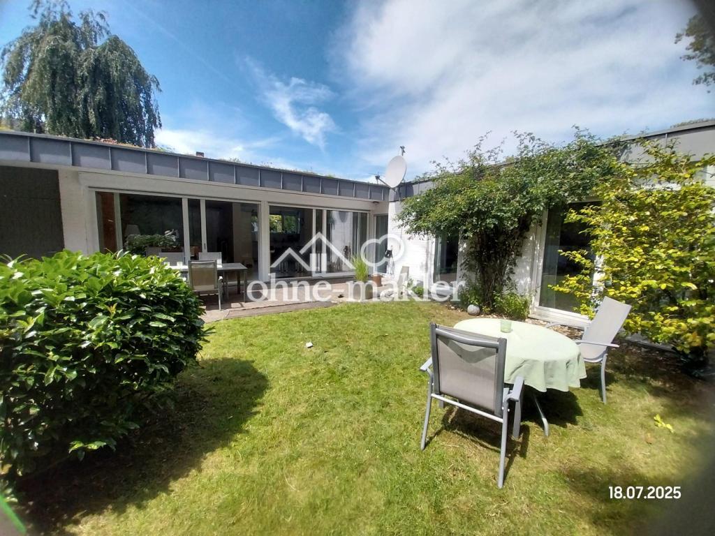 Winkelbungalow Garten