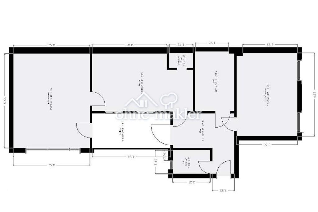 Grundriss OG größere Wohnung