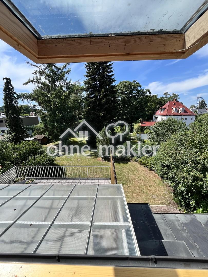 Gartenblick aus 2. OG