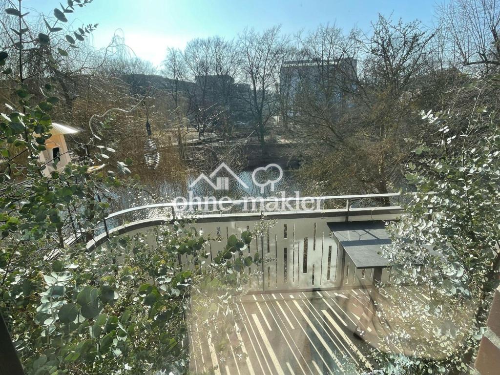 Blick aus dem Wohnzimmer