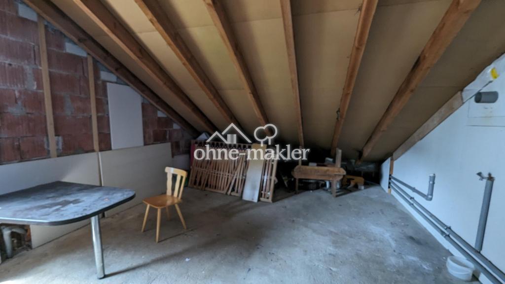 Dachgeschoss unausgebaut