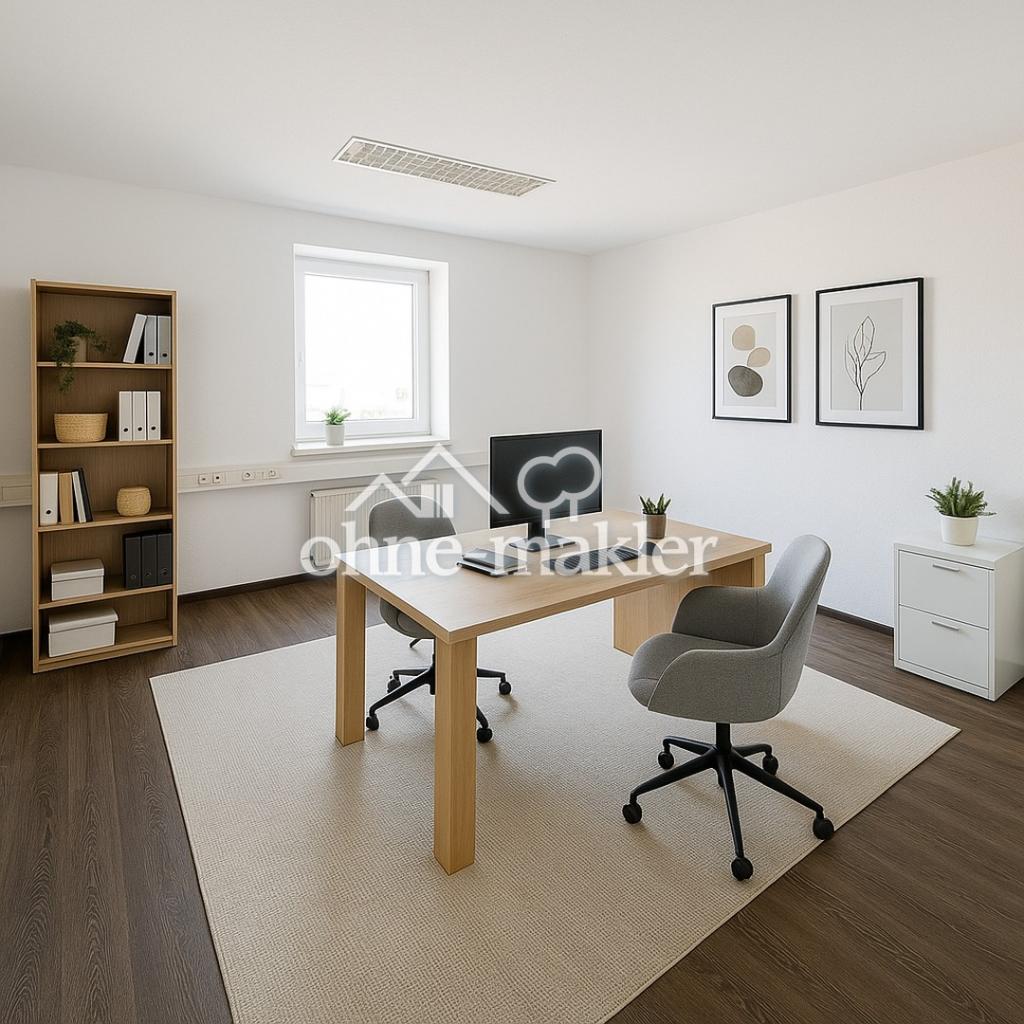 Büro 2 eingerichtet
