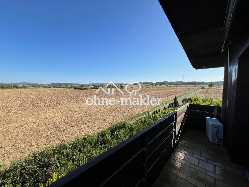 Ausblick Balkon Schlafzimmer