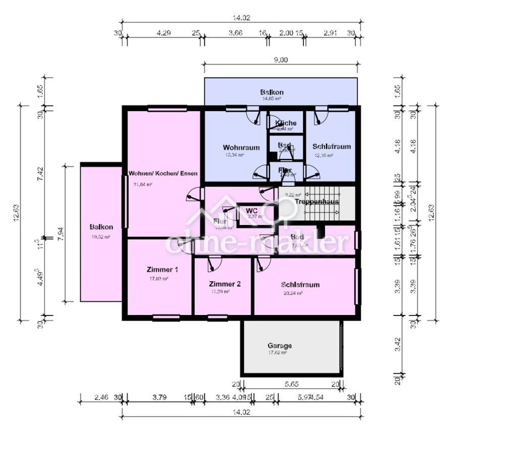 Exklusive 4-Zimmer-Wohnung in Frankfurt-Harheim +Garten+Küche! - Photo 5