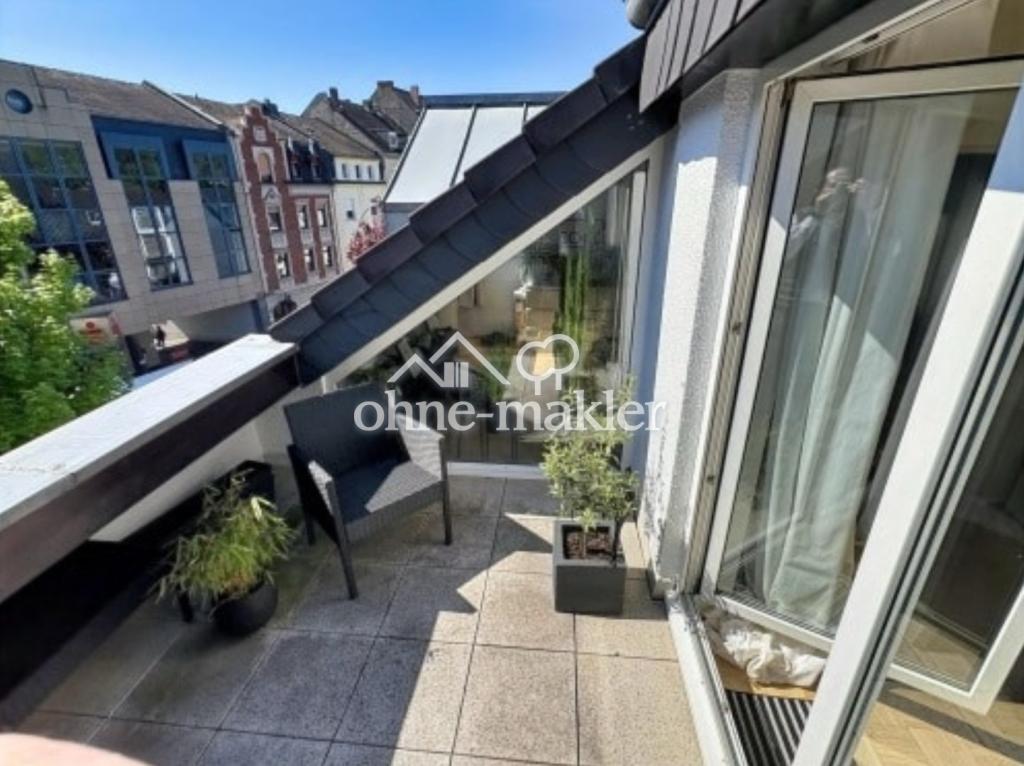 Balkon und Ausblick
