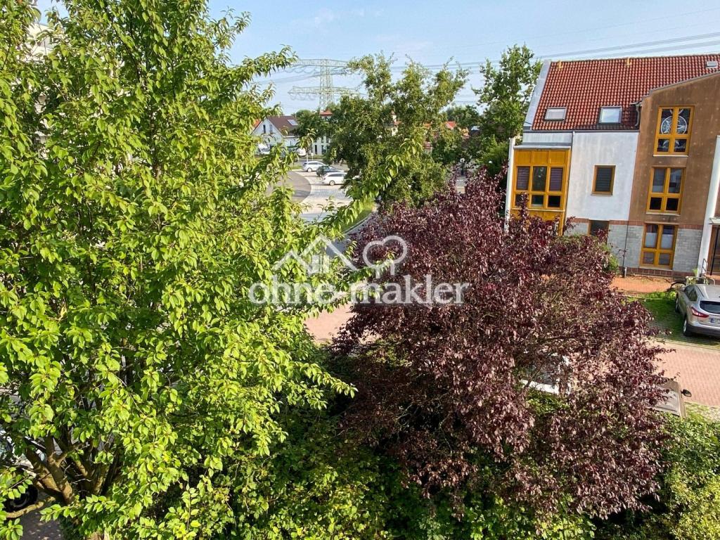 Aussicht vom Balkon geradeaus