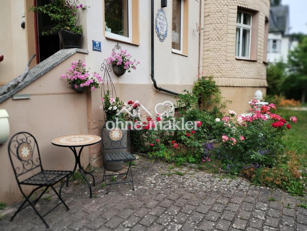 Sitzen im Garten