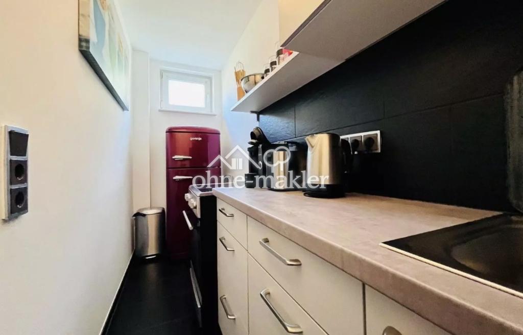 Küche + Gorenje Kühlschrank 