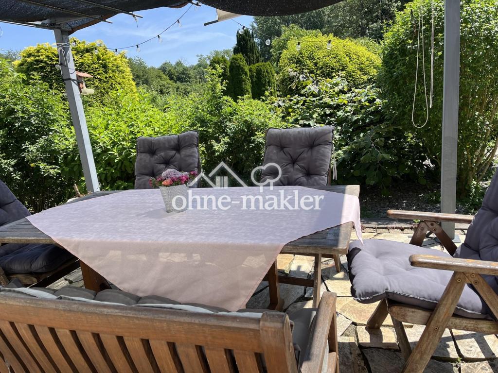 Terasse am Bungalow