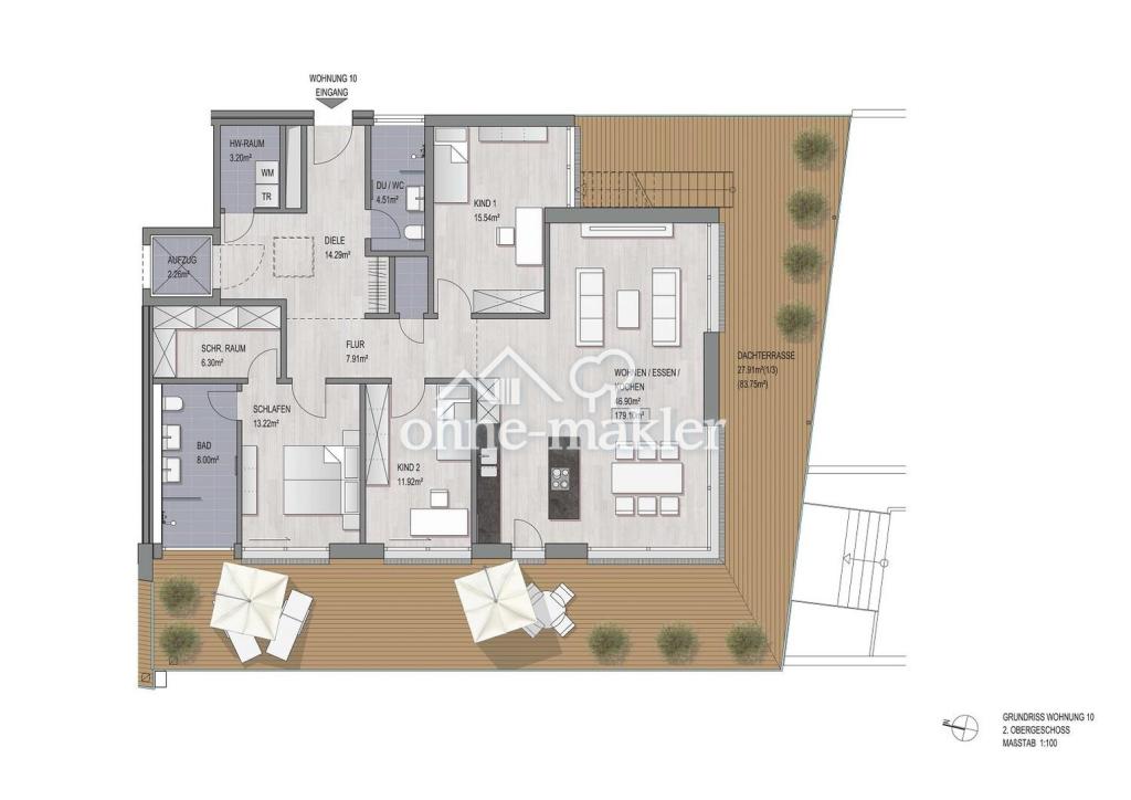 Grundriss Whg. 10