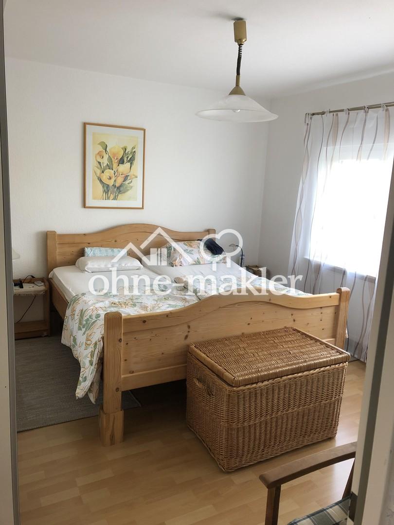Blick ins Schlafzimmer
