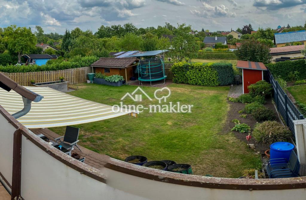 Blick vom Balkon