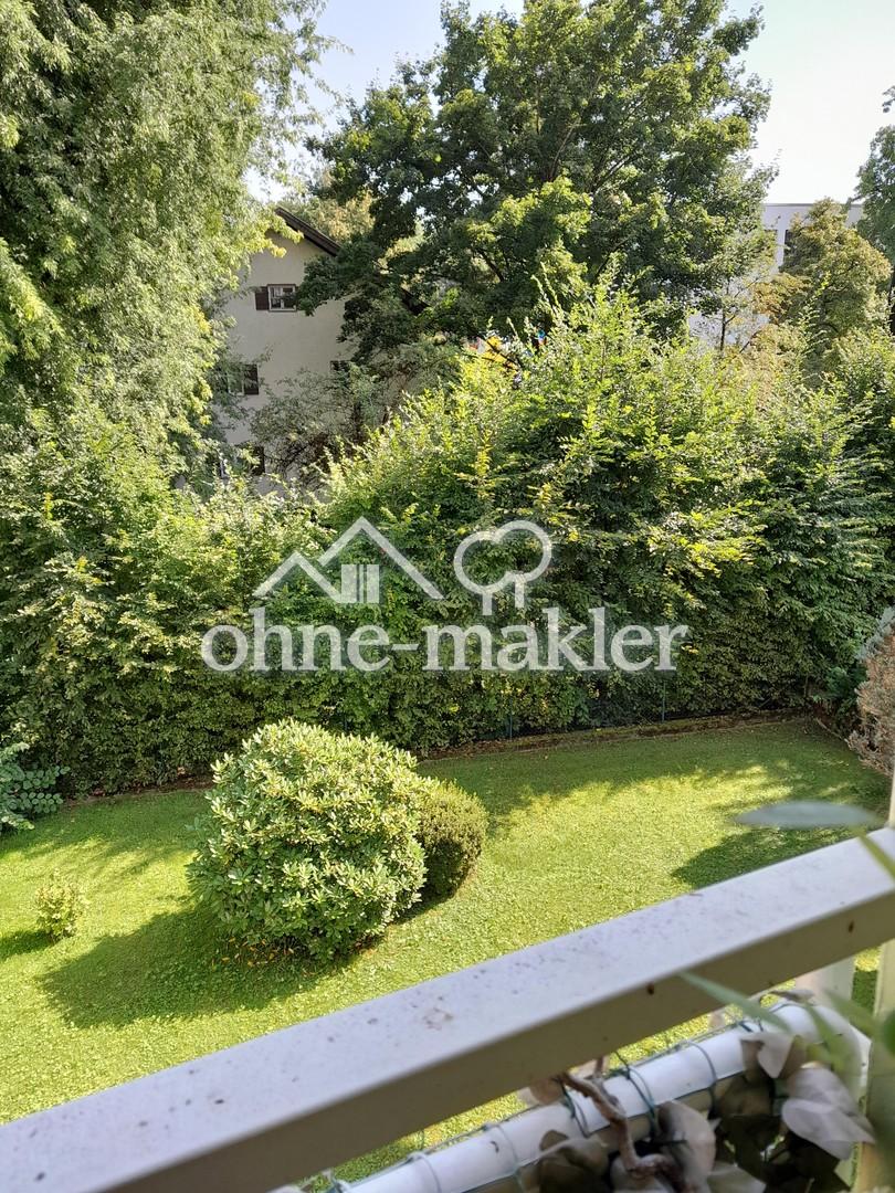 Blick vom Balkon