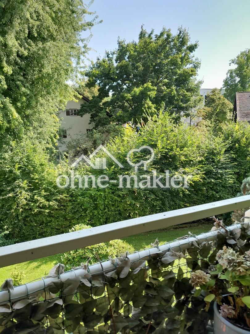 vom Balkon aus