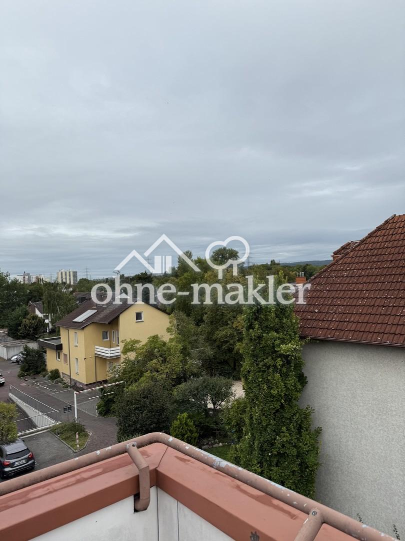 Blick vom Balkon