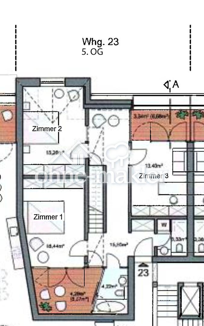 Grundriss 6 OG