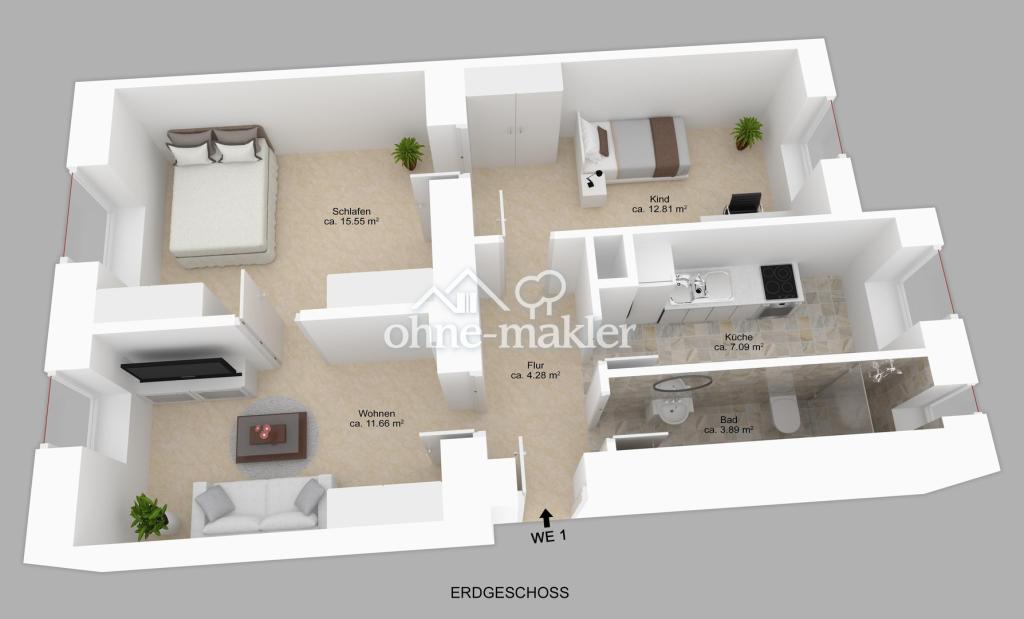 Grundriss Erdgeschoss