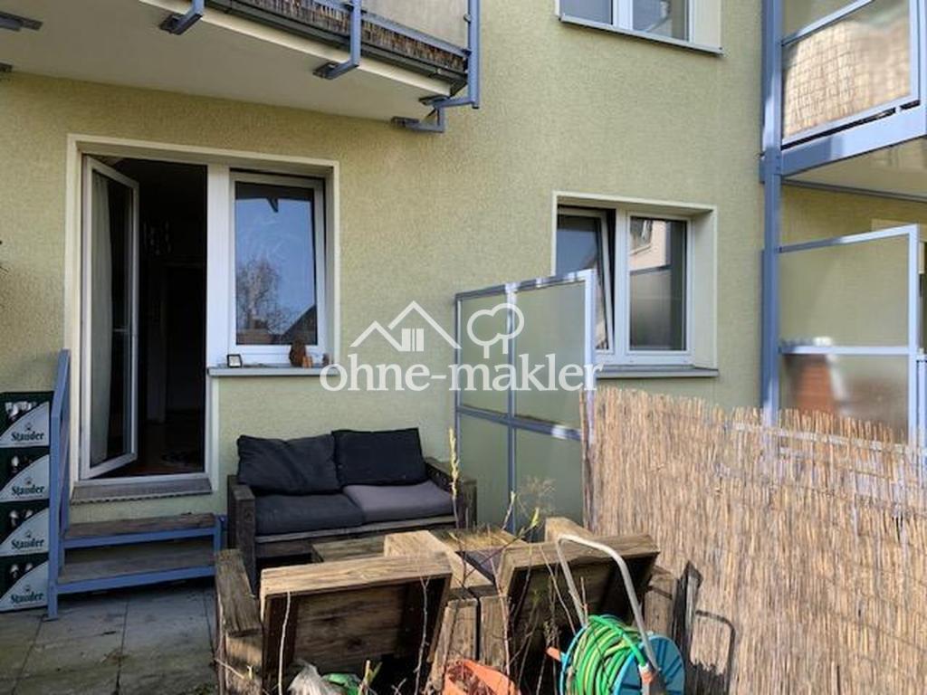 Terrasse vor Wohnraum