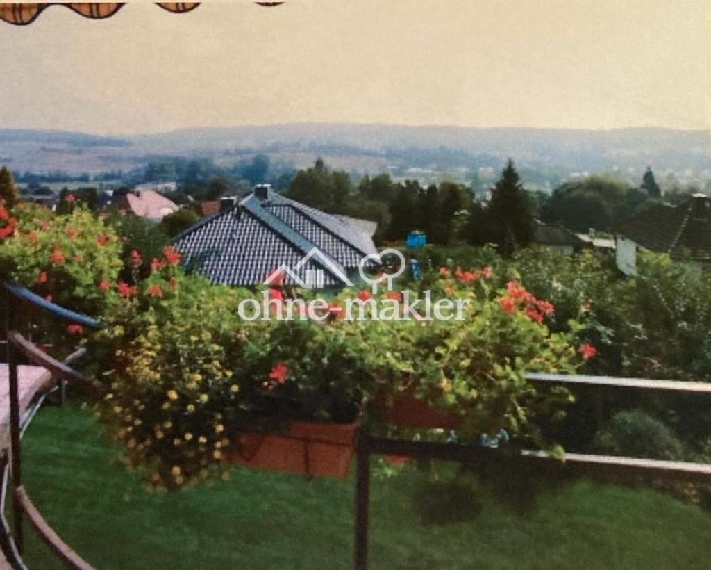 Blick vom Balkon