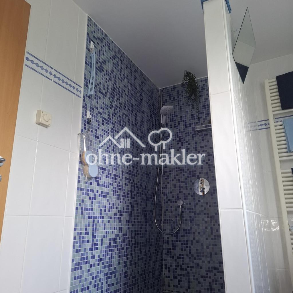 Begehbare offene Dusche