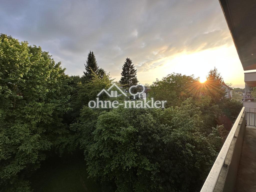 Blick vom Balkon