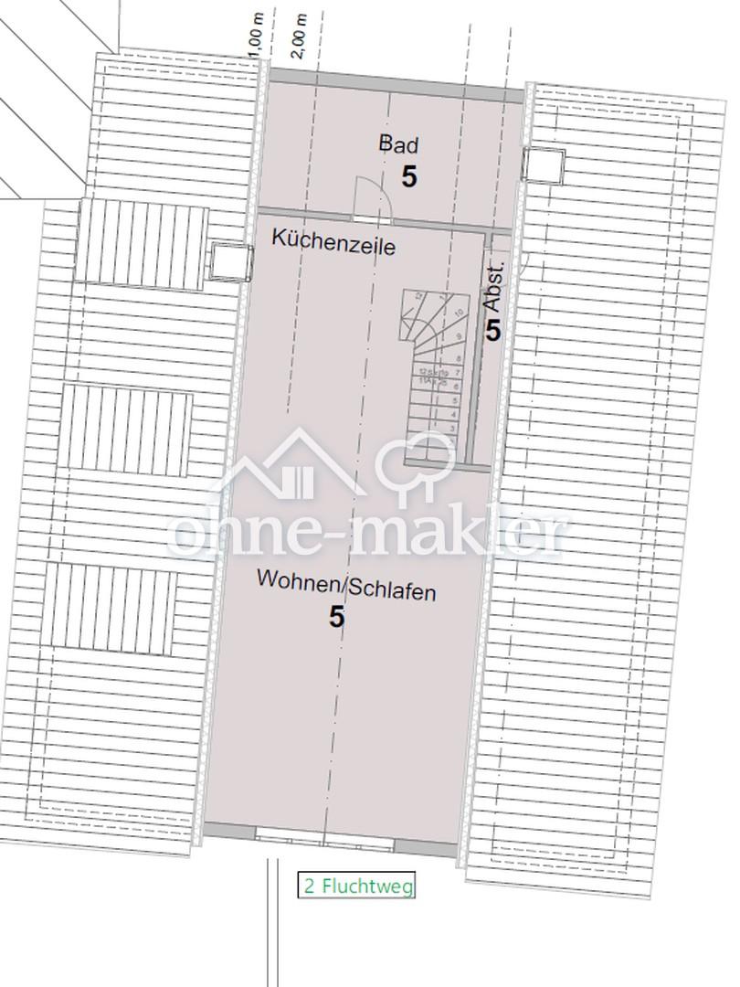 Charmantes 1-Zimmer-Apartment mit Einbauküche im Herzen der Öhringer Altstadt - Photo 4