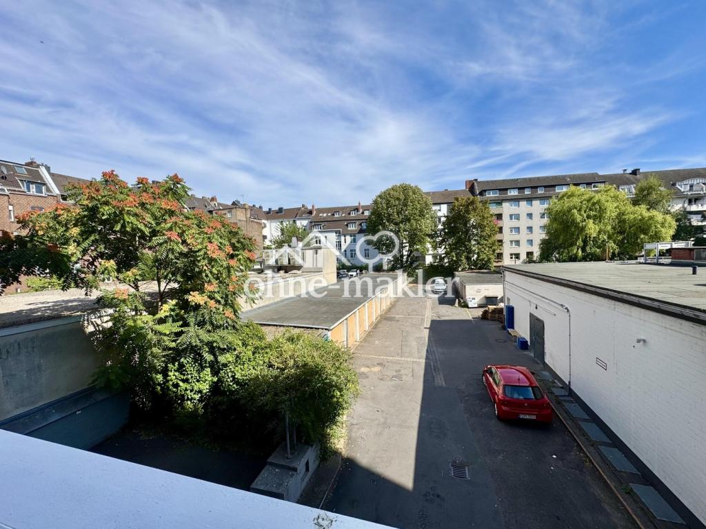 Blick vom Balkon