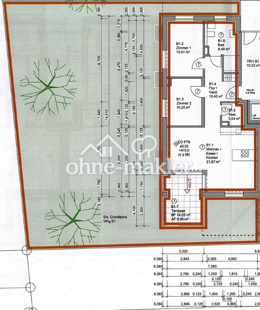 Grundriss Wohnung
