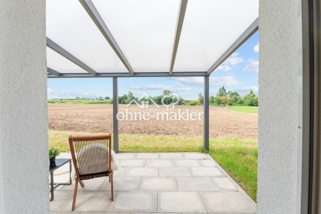 Blick auf die Terrasse 