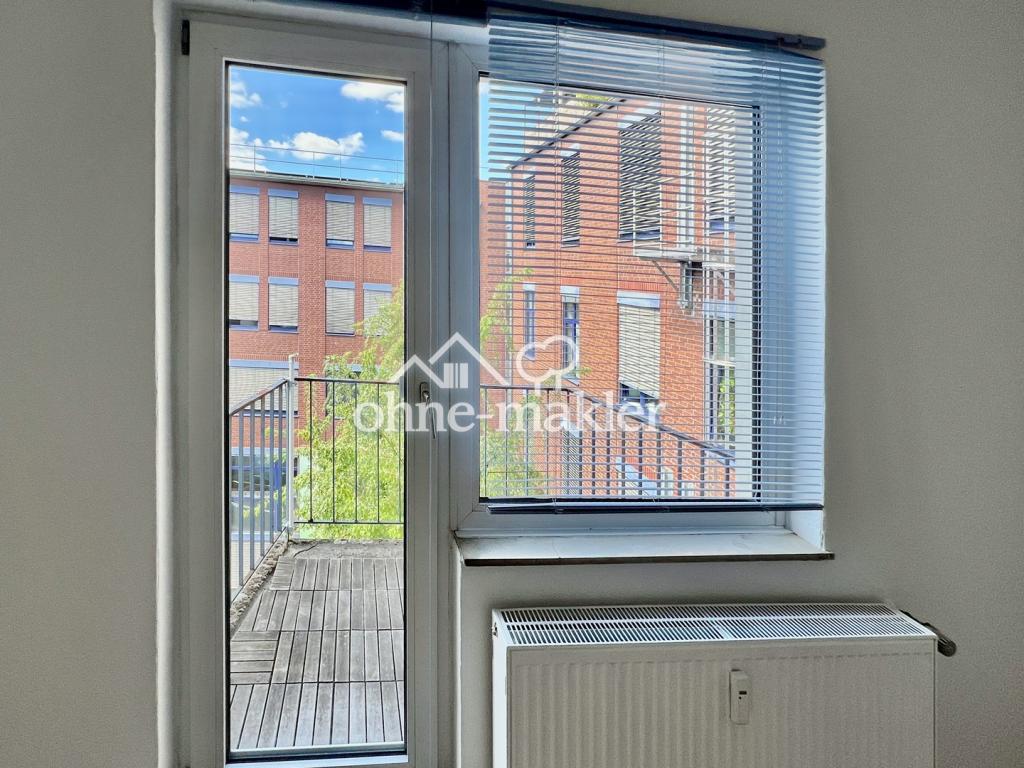 Blick zum Balkon 
