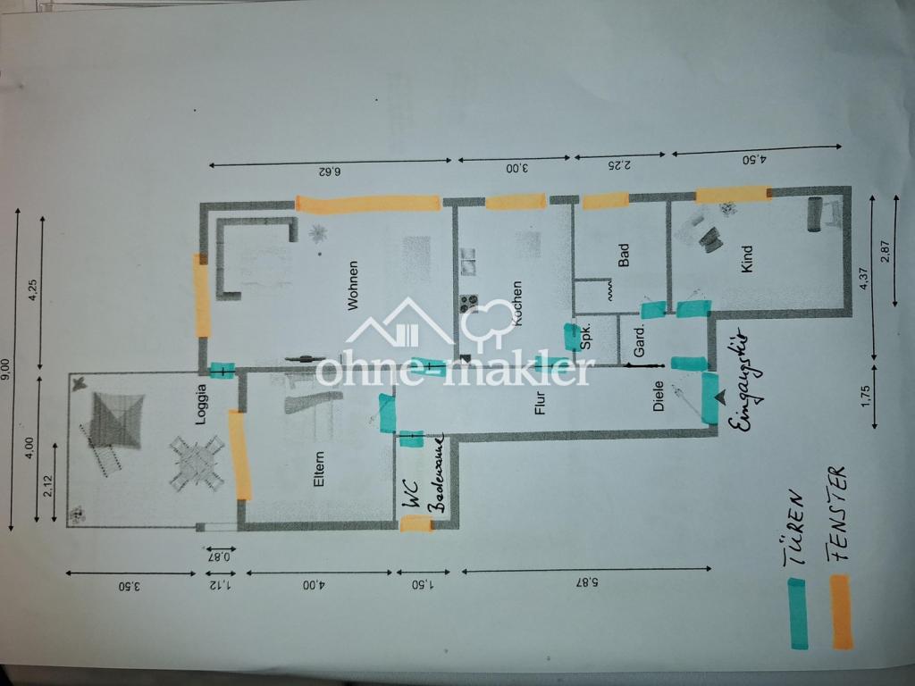 Grundriß schematisch