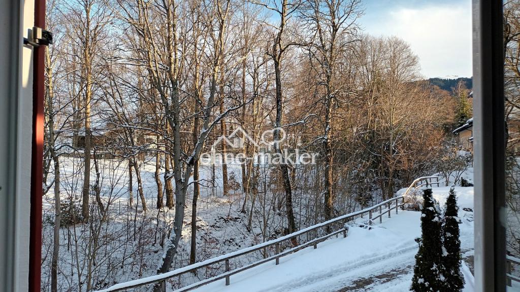 Ausblick Zimmer Winter