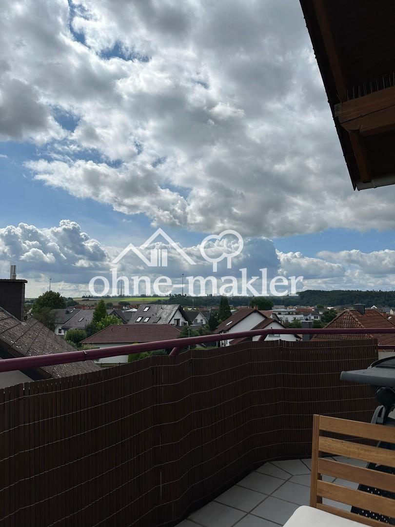 Blick vom großen Balkon