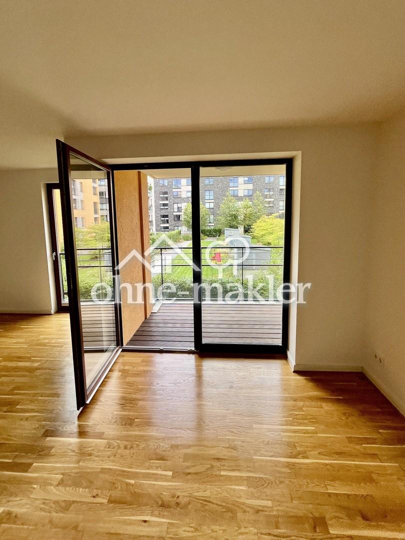 Blick zum Balkon