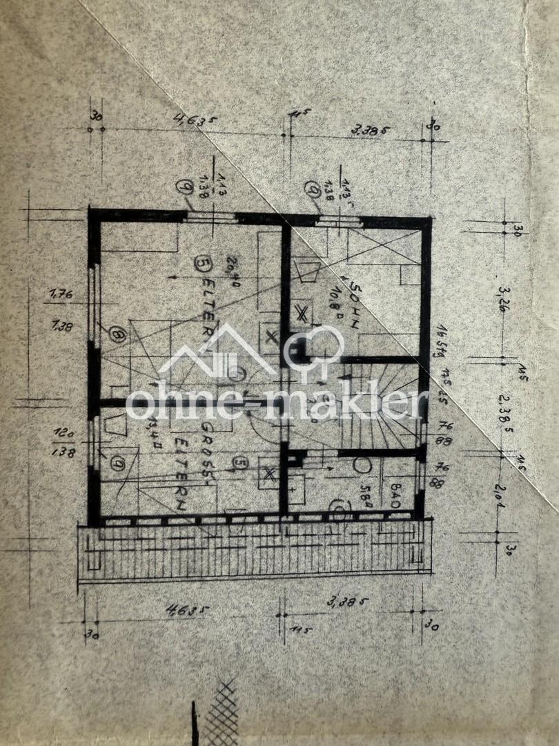 Grundriss 1. OG (DG fehlt)
