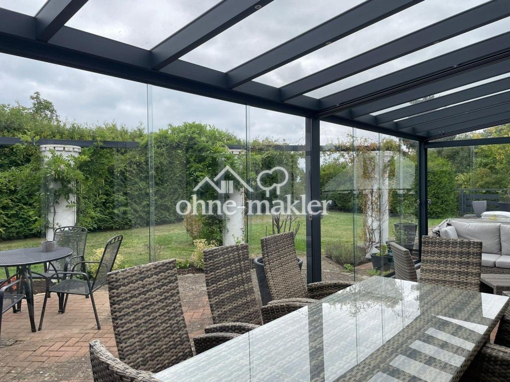 verglaste Terrassenüberdachung