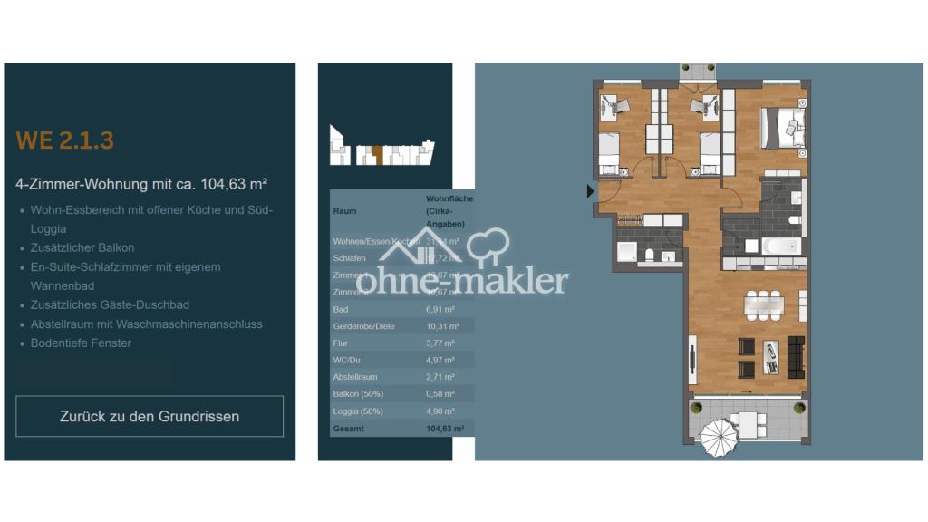 WE 2.1.3 Kaufpreis 711.000 €