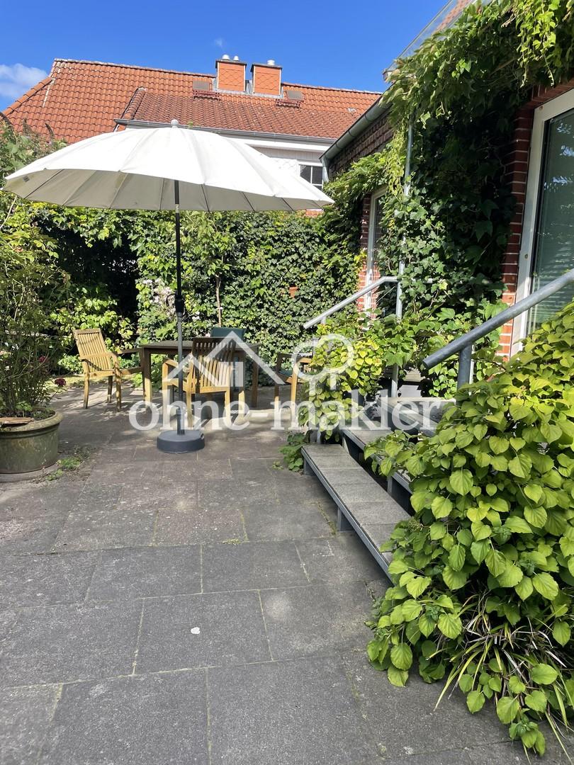 Terrasse Treppe zur Küche