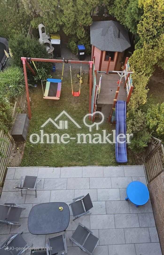 Garten von oben
