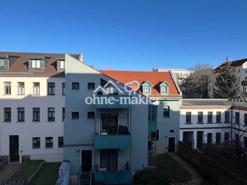 Blick vom Balkon