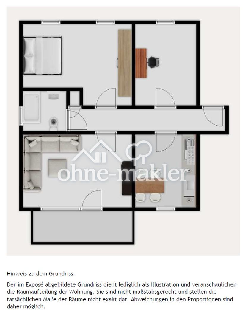 Grundriss modernisiert