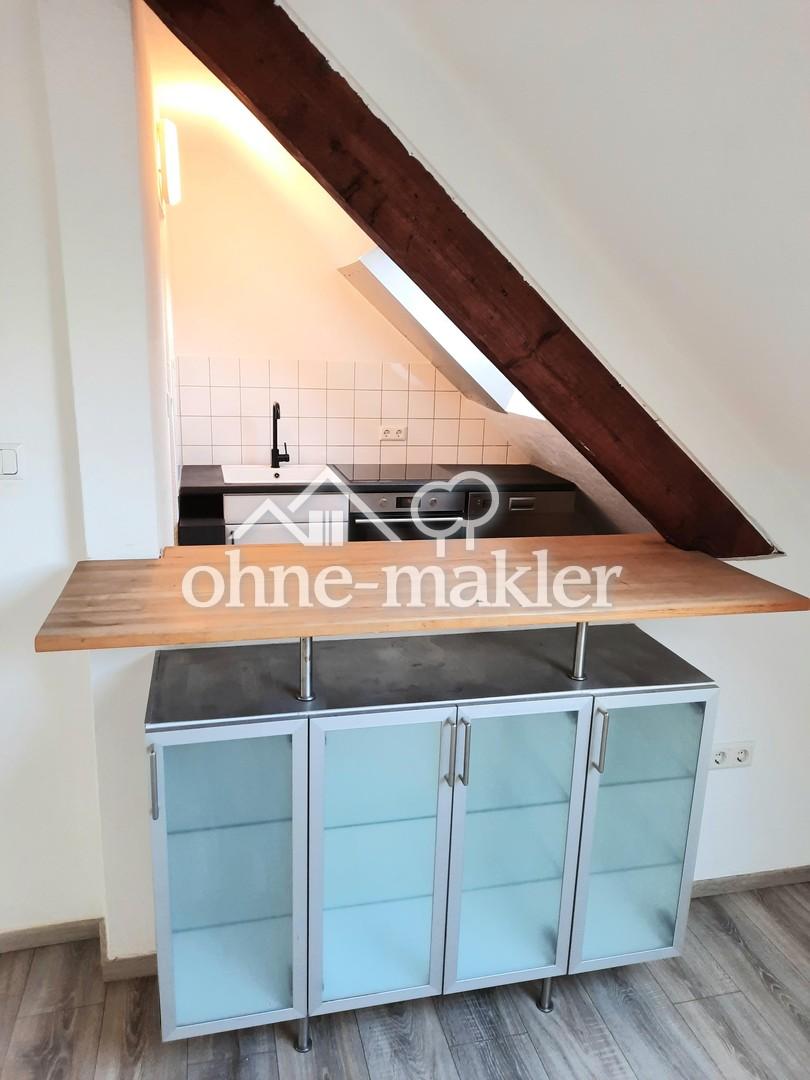 Blick in offene Küche