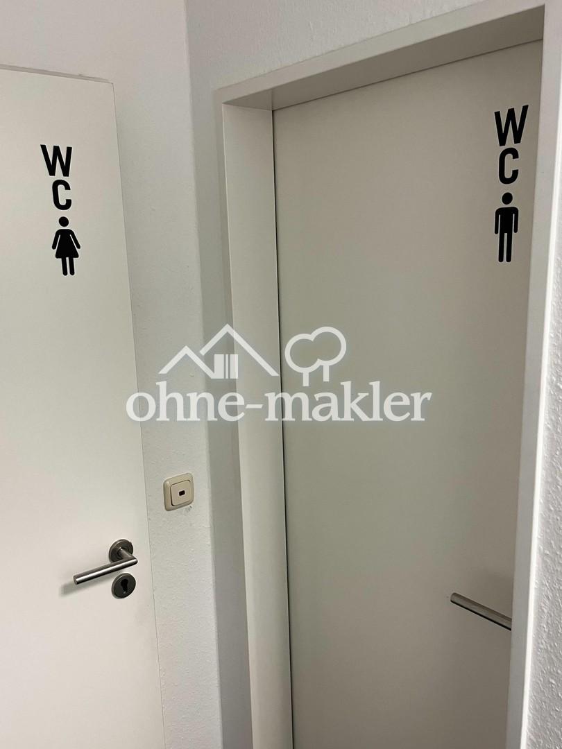 Damen / Herren WC getrennt
