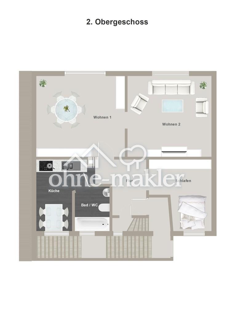 Wohnung im 2.OG