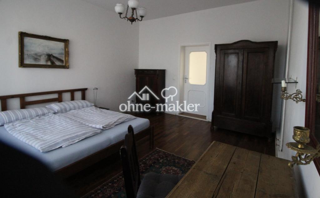 Schlafzimmer, Blick Küche