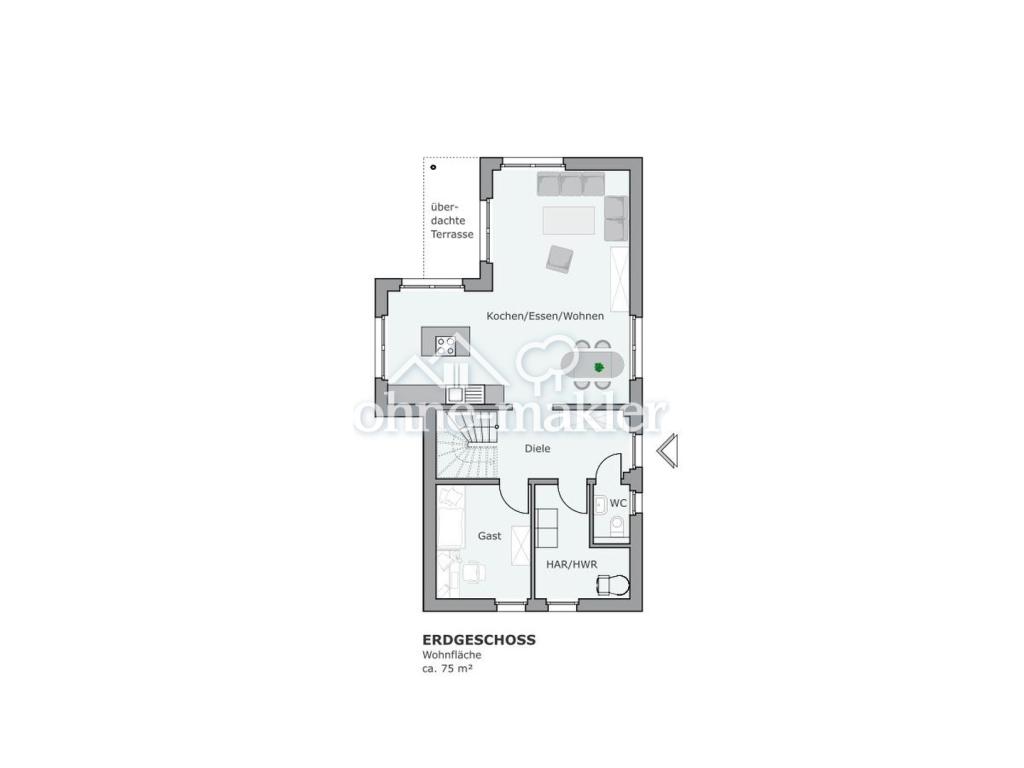 Grundriss EG Lützowstraße 4