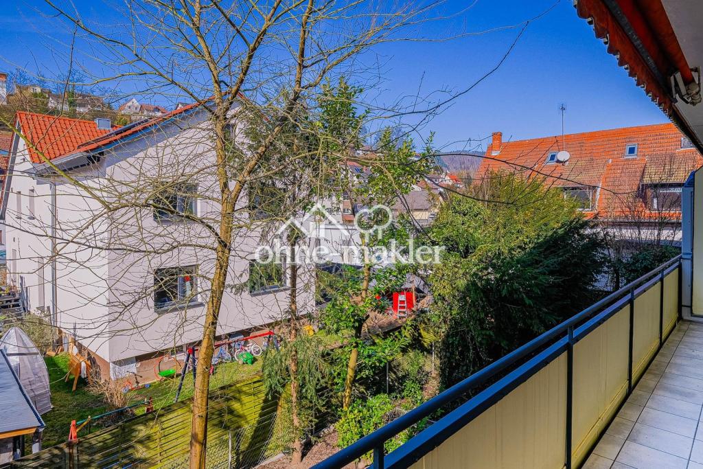 Blick vom Balkon