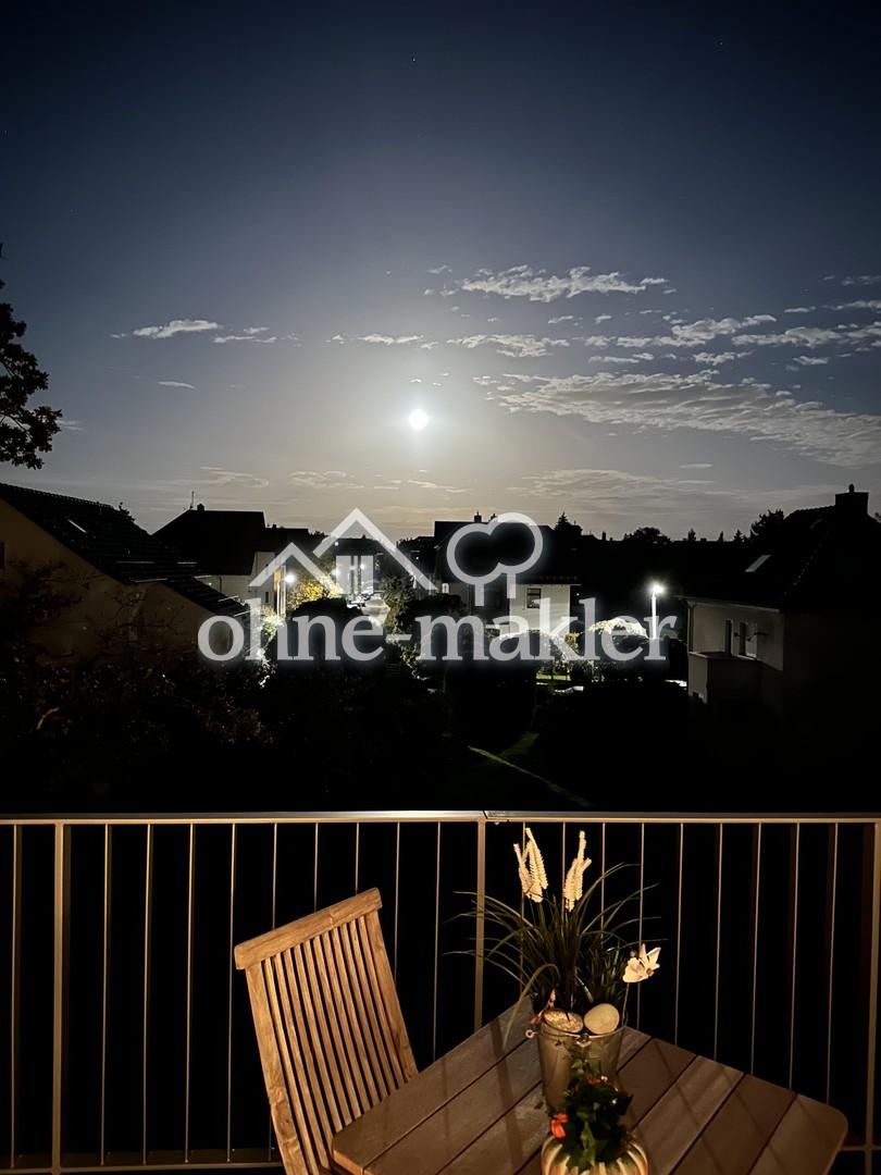 Abendstimmung vom Balkon