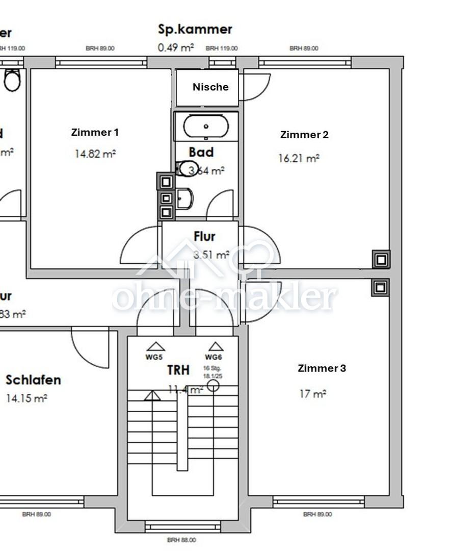 Ab 1.10.: Schöne, helle 3 Zimmer-Wohnung in Velbert-Mitte - Photo 3